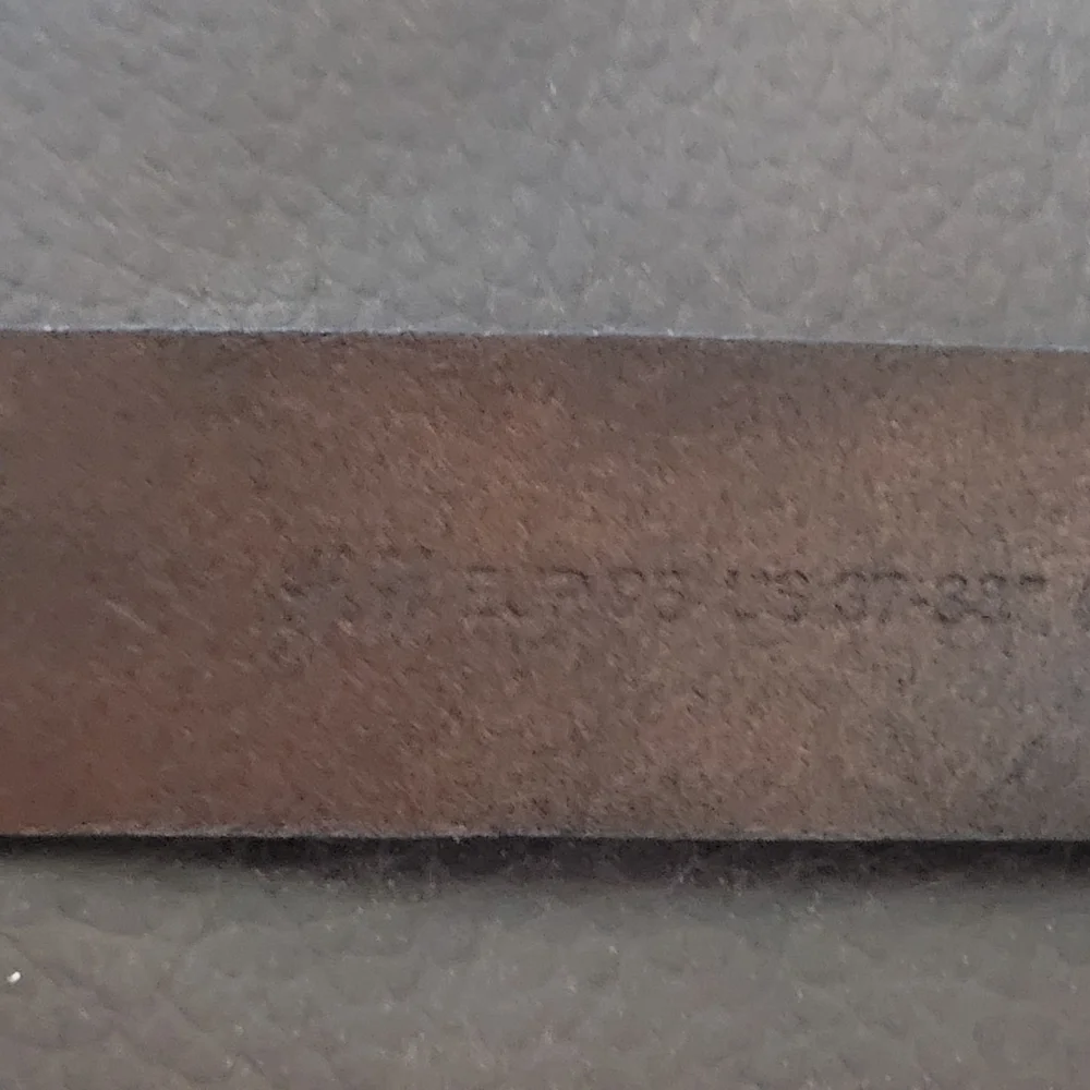 XL H&M Sweden Brown Distressed Leather Belt for Men